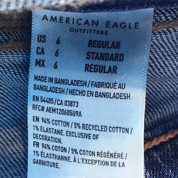 American Eagle | 🦅 AE Stretch '90s Straight Jean Size 6 - Picture 6 of 10